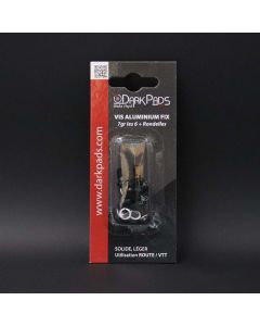 DarkPads VIS ALUMINIUM FIX - X6 = 7gr