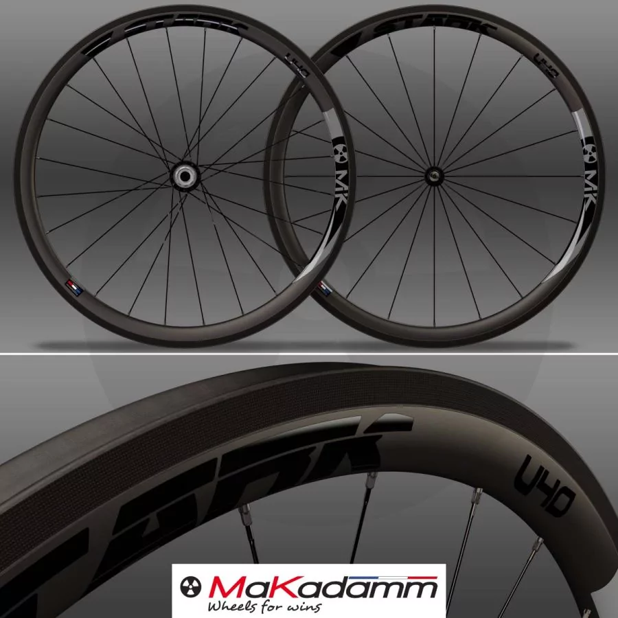 MaKadamm stark U40 premium à boyaux à 1230gr la paire